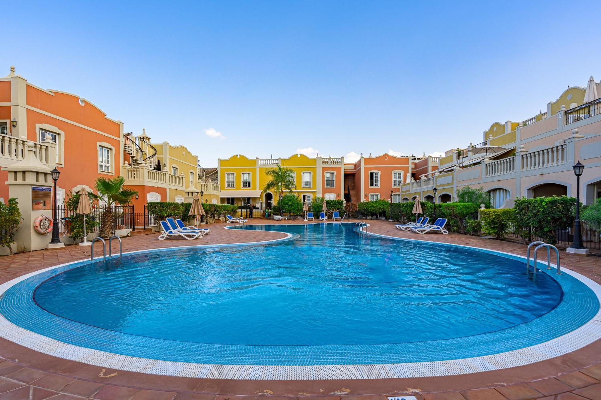 Paraiso Palm Mar Beautiful & Bright Renovated Apartment With Air Conditioning Luaran gambar